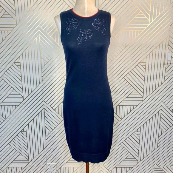 Rag and Bone Adriana Sleeveless Dress Wool Blend Knit in Blue Navy Size XS - Picture 2 of 8